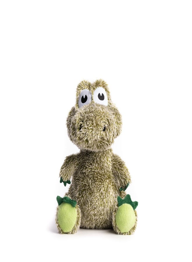 fabdog Fluffies Dog Toys - Squeaky Plush Dog Toy for All Breeds - Cute Animal-Themed Puppy Toys Make for Ideal Gift - Fun Nylon Dog Toys with Squeak| Small Alligator - Image 1